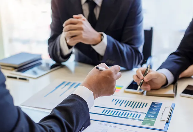 People in conference room