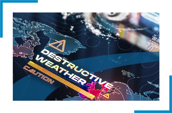 Distruptive weather report 